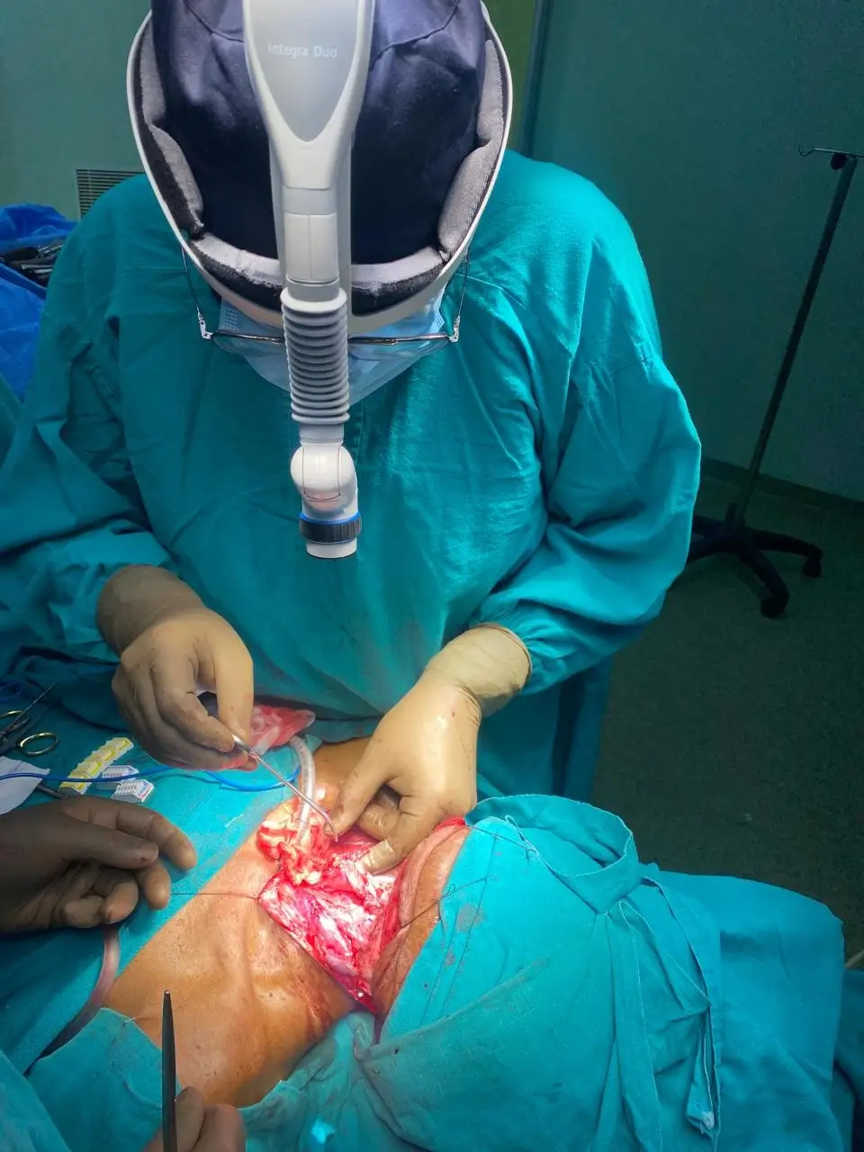 Surgeon at work